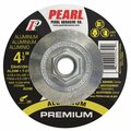 Pearl Premium DC Grinding Wheel For Aluminum 4-1/2 x 1/4 x 5/8-11 AL24M T-27 DA4510H